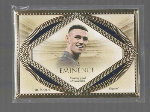 2022-23 Futera - Phil Foden - Eminence Memorabilia 23KT Gold Framed #/15