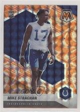 2021 Panini Mosaic Rookies Reactive Orange Mosaic Prizm Mike Strachan #397 4a0