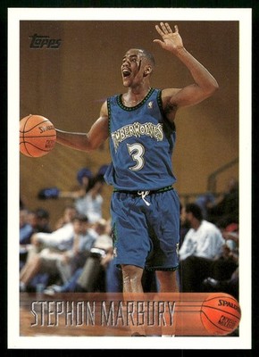 Stephon Marbury Rookie - 1996-97 Topps Basketball #17