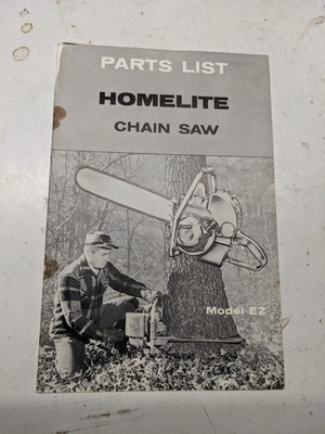 #ad HOMELITE CHAIN SAW PARTS LIST BOOK MANUAL CATALOG MODEL EZ $37.41