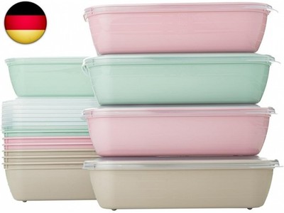 QILZO 12 Stück Lebensmittelbehälter aus Kunststoff 800 ml, BPA-freie F