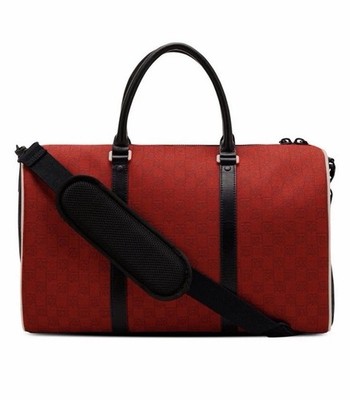 Jordan Nike Monogram Luxury Duffle Bag Varsity Red 40L Luggage