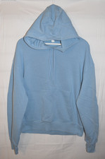 Women's YOGALICIOUS Light Blue Hoodie Sweatshirt Size L
