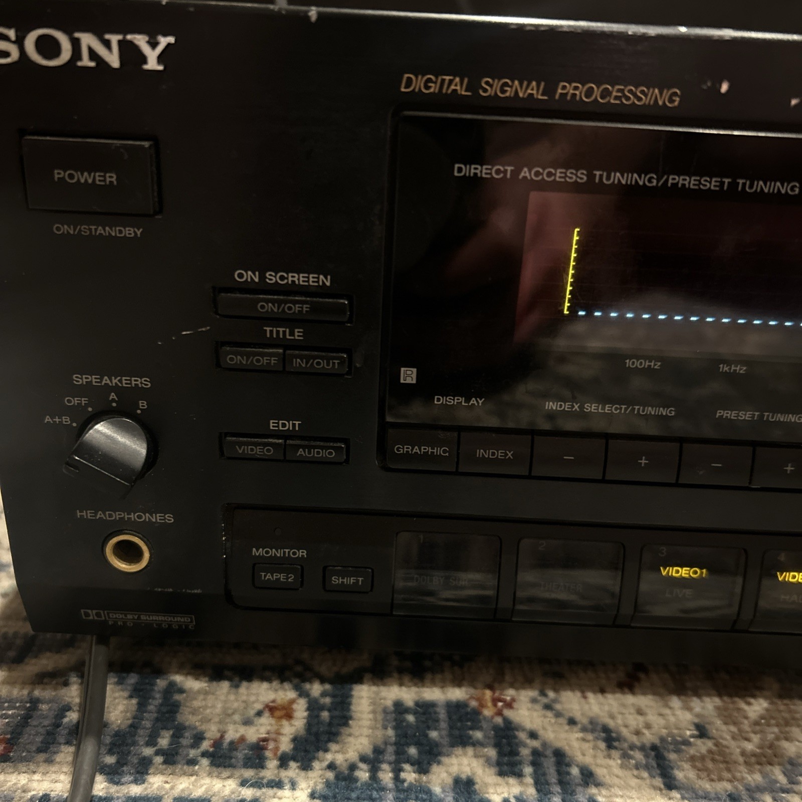 Sony STR-GX909ES Vintage FM Stereo Receiver