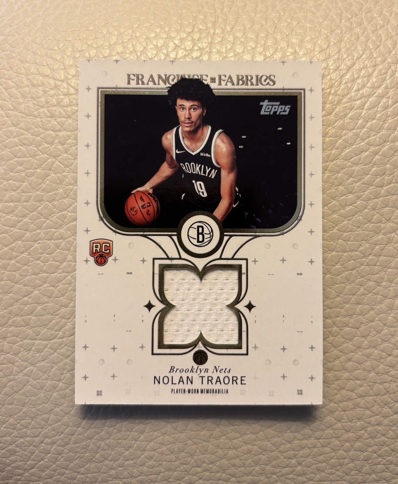 2025-26 Topps Flagship Nolan Traore Franchise Fabrics Patch RC #FF-NT