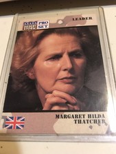 1991 Pro Set Desert Storm: Leader Margaret Hilda Thatcher #84