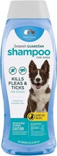 Sergeant's Guardian Flea  Tick Dog Shampoo, Clean Cotton Scent, 18oz A