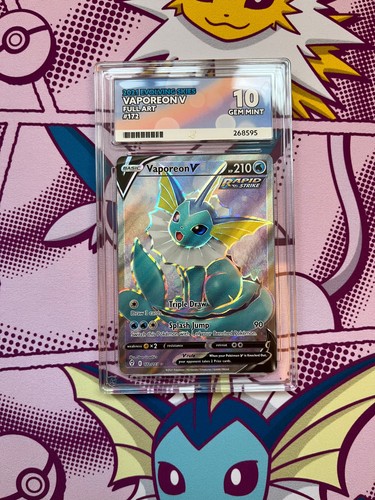 Vaporeon V graded ACE 10 for sale on eBay