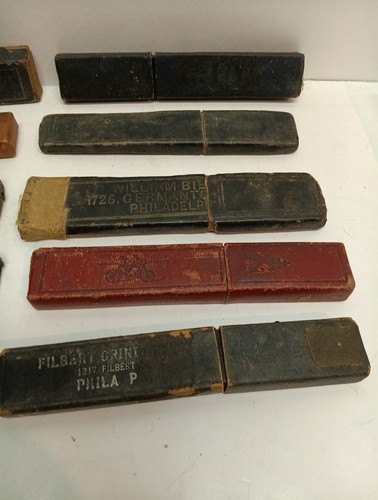 Vintage Straight Razor Boxes Lot Of 10 No Razors - Picture 4 of 9