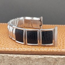 Vintage 19mm 18mm 16mm Stainless Lizard JB Champion Unused 1950s Watch Band