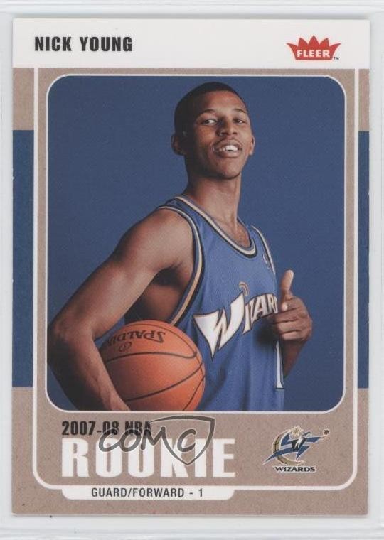 2007-08 Fleer 2007-08 NBA Rookie Glossy Nick Young #233 Rookie RC 0b0