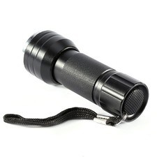 .High Quality UV 21 LED Flashlight Torch Light Lamp Aluminium Violet Backlight