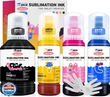 Printers Jack 440ml Sublimation Ink for Supertank Inkjet Printer ET-2400 ET-2