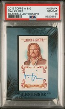 2015 TOPPS ALLEN & GINTER BASEBALL AUTOGRAPHS #AGAVK VAL KILMER PSA 10