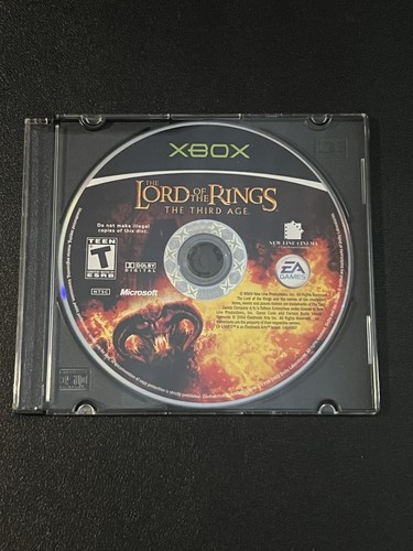 Lord of the Rings: The Third Age - Original Microsoft Xbox - Disc Only - Tested