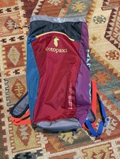 COTOPAXI Luzon Eighteen Del Dia 18L Hiking Backpack Multicolor Lightweight Logo
