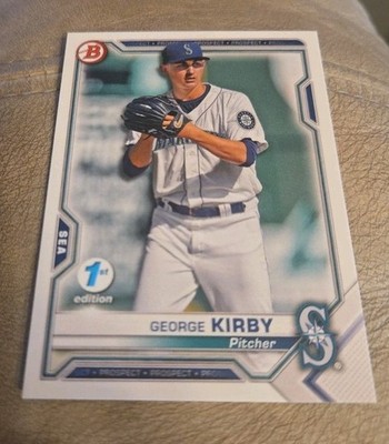 George Kirby 2021 Bowman 1st Edition #BFE-117 Seattle Mariners