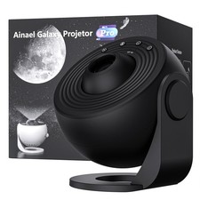 Ainael Galaxy Projector: Starry Sky, Home Planetarium, 3 HD Slides, Kids/Adults