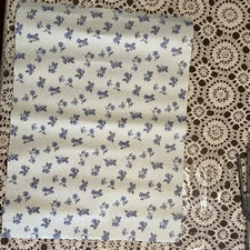 Boxed Vtg Cornflower Flowers Floral Drawer Liner Paper 6 Sheets Liner 24x18 New