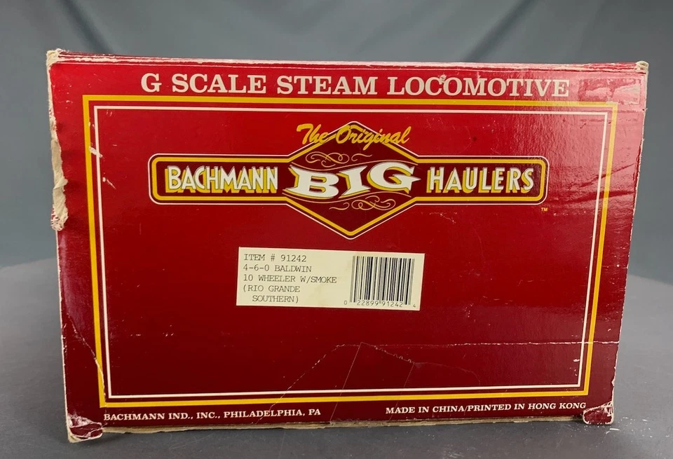 G Scale Bachmann 91242 Baldwin 4-6-0 Rio Grande Southern #25 SND/Smoke G1025 - Image 2 of 4