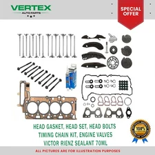 Head Gasket Set With Rebuild Kit Parts Fits BMW Series 2.0 Diesel N47D20 N47 NEW