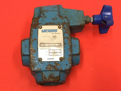 Vickers - CS-03-C-50 - Hydraulic Pressure Relief Valve - 500 - 2000 PSI - UNUSED