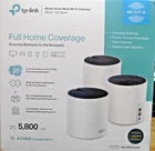 NEW TP-LINK X25 MESH WI-FI 6 WHOLE HOME SYSTEM 3 PACK 5800SQFT AX1800 DUAL BAND