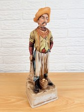 1969 Lionstone Whisky Belly Robber Bitteroot Porcelain Decanter Vintage