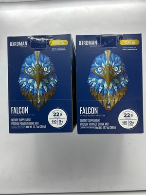 BIRDMAN FALCON PLANT BASED PROTEIN VANILLA FLAVOR 24 x 1.06z EXP 2/28 FREE SHIP!