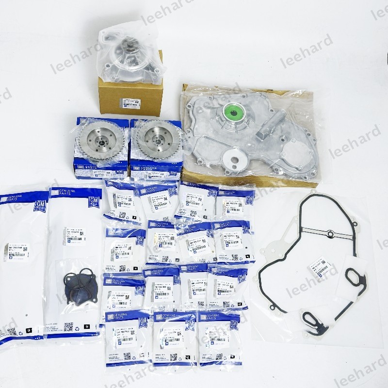 Oil Water Pump Timing Chain Kit VCT Selenoid Actuator For 2009-17 GM 2.4L Ecotec