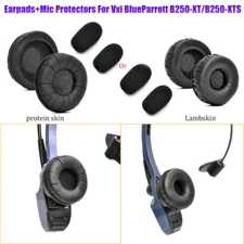 For Vxi BlueParrott B250-XT / XTS Headset Replacement EarPads Cushions+Mic Cover