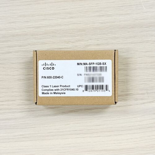 Cisco Meraki MA-SFP-1GB-SX 1G SX 850nm 550m SFP Transceiver Module