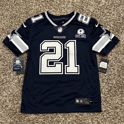 Nike Ezekiel Elliott Dallas Cowboys 60th Anniversary Stitched