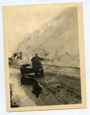 Foto 2. Gebirgsdivision Gebirgsjäger Kradschütze Beiwagen in Eis & Schnee (W453)