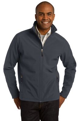 Port Authority Mens Core Soft Shell Water Resistant Jacket J317