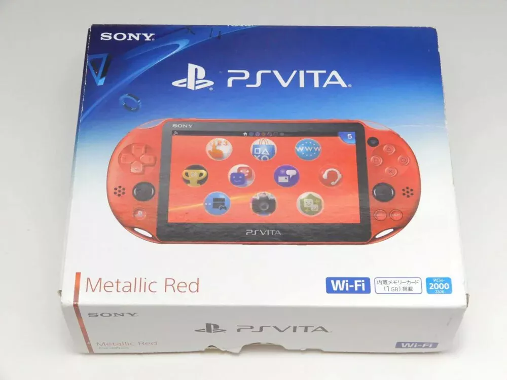 Sony PlayStation PS Vita Metallic Red PCH-2000 ZA26 Japan | eBay