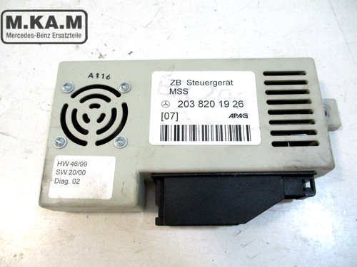 Mercedes Benz Steuergerät ZB Steuergerät MSS A2038201926 Multifunktion