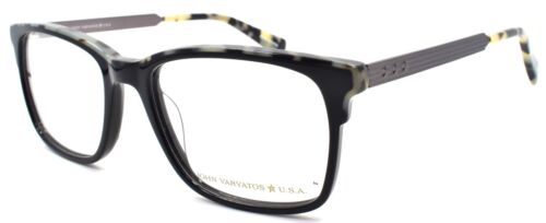John Varvatos VJVC001 Men's Eyeglasses Frames 53-18-145 Black