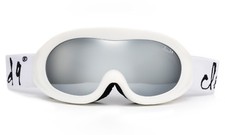 White Goggles Ski Snowboard Snow Junior Teenager Young Adult Anti Fog Dual Lens