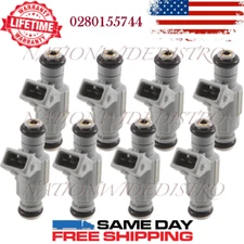 8x OEM Bosch Fuel Injectors for 1999-2002 Mercedes-Benz SL500 5.0L V8 0280155744