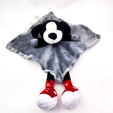Baby Starters Puppy Dog Lovey Gray Security Blanket Rattle Red White Shoes 2011