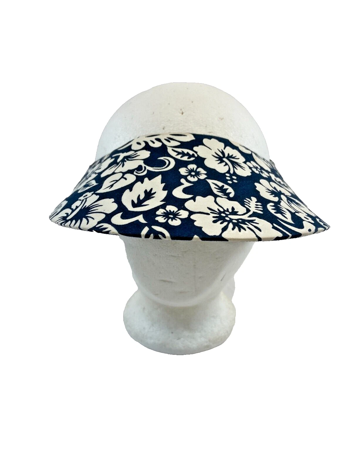 Womens No Headache Sun Visor Black Pareo Tropical Print Tennis Golf Cap Hat