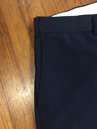 Vintage Haband Mens Solid Blue Polyester Golf Pants Slacks Retro Disco 40W x 29L - Picture 7 of 12