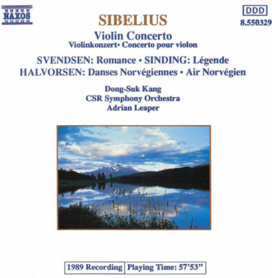 SIBELIUS: VIOLIN CONCERTO; SVENDSEN, ET AL / KANG, LEAPER NEW CD
