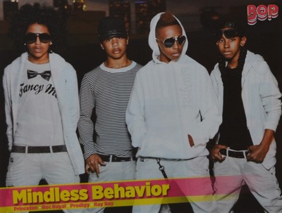 MINDLESS BEHAVIOR - A4 Poster (20 x 27 cm) - Fan Sammlung Clippings Ausland USA