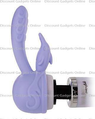 Dual Pleasure Silicone Dolphin Wand Attachment Massager Sex Toy Vibe Body