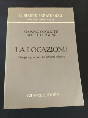 LA LOCAZIONE MAXIMUM DOGLIOTTI ALBERTO FIGONE GIUFFRE 1993