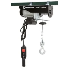 Strongway Electric Cable Hoist, 880-lb. Single-Line Capacity/1760-Lb.