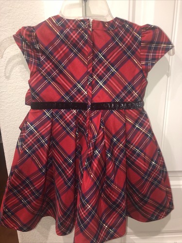 American Girl Pretty Plaid Dress For Little Girls, 4 - Picture 2 of 4
