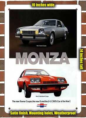 Metal Sign - 1975 Chevrolet Monza (Sign Variant #03)